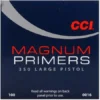 CCI Large Pistol Magnum Primers #350 Box of 1000