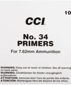 CCI Large Rifle 7.62mm NATO-Spec Military Primers #34 Box of 1000